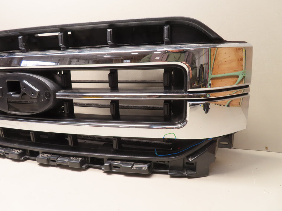 2021 2022 FORD F-150 F150 XL XLT LARIAT BASE FRONT UPPER GRILLE W/SHUTTERS OEM