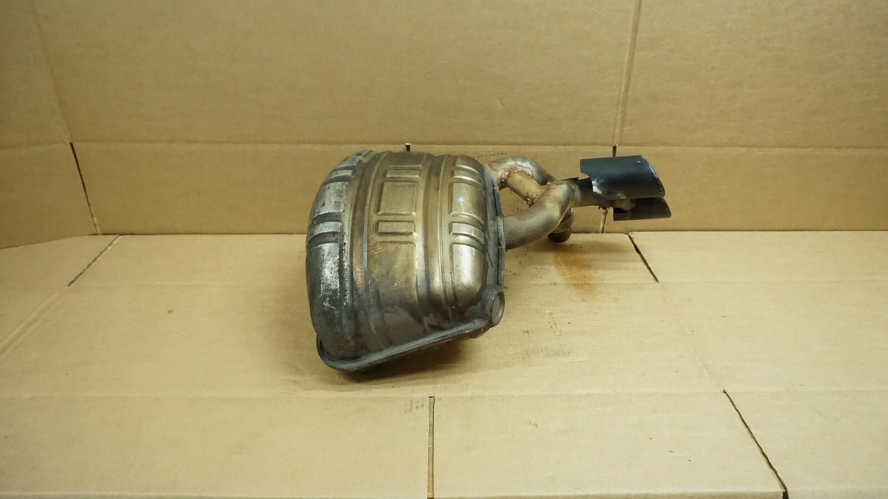 2005-2008 PORSCHE 911 3.8L RIGHT PASSENGER SIDE EXHAUST MUFFLER WITH TIPS OEM