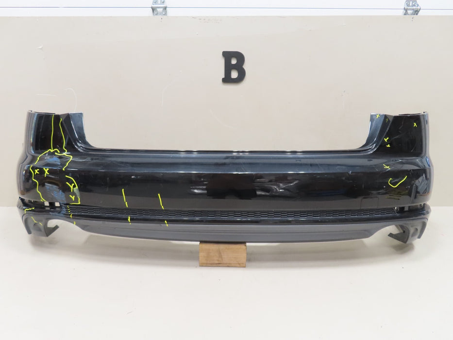 2017 2018 2019 AUDI A4 S-LINE REAR BUMPER COVER W/VALANCE OEM P/N 8W5807511J