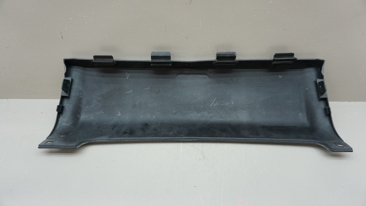 2017-2019 NISSAN ARMADA REAR BUMPER CENTER TRIM FINISHER 85018 5ZW0A OEM