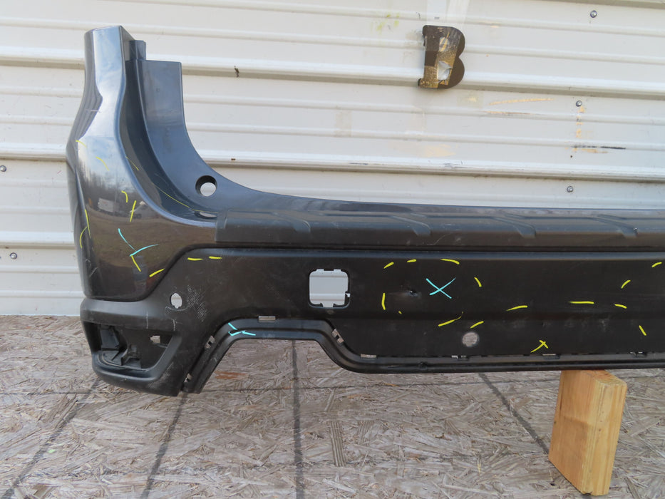 2019-2020 SUBARU FORESTER REAR BUMPER COVER OEM 57704SJ310 W/ SENSOR HOLES