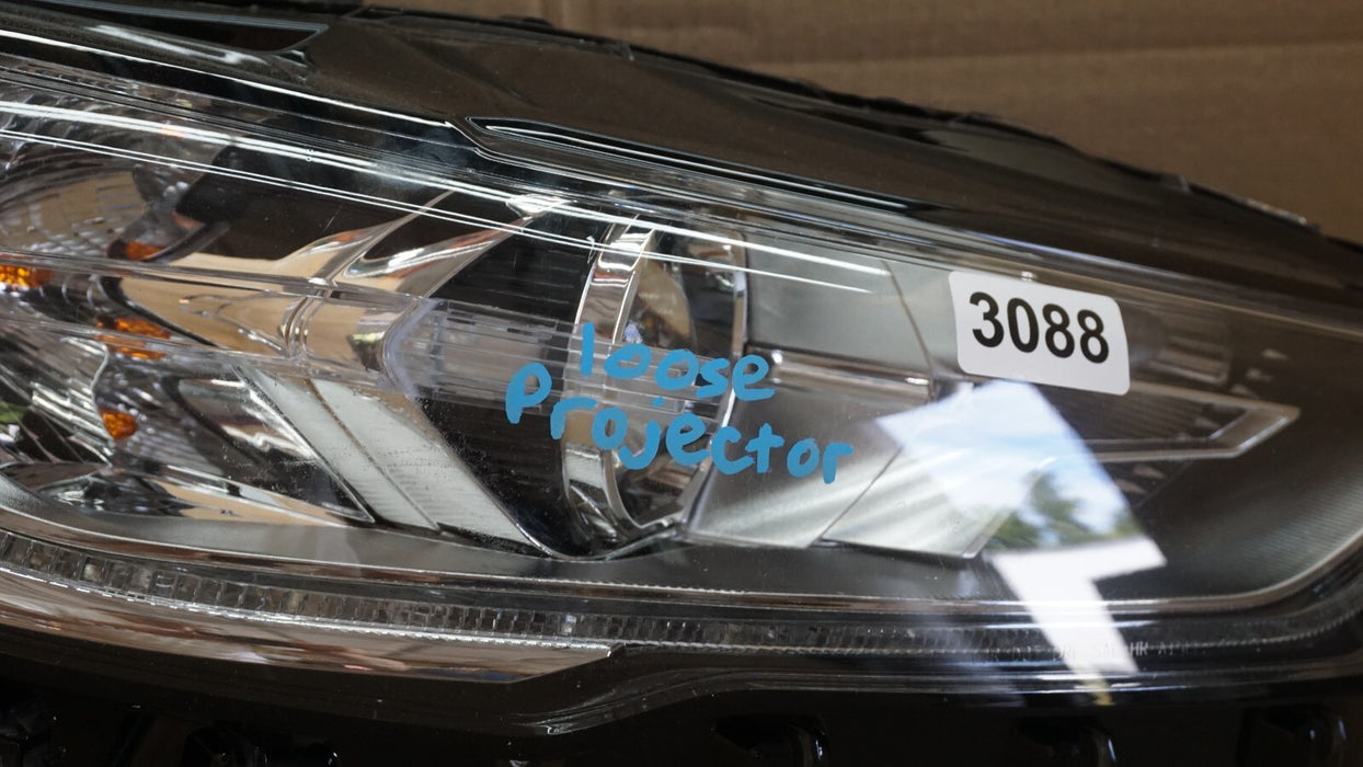 2017-2018 FORD FUSION RIGHT PASSENGER SIDE HEADLIGHT HALOGEN LED  W/ BALLAST OEM