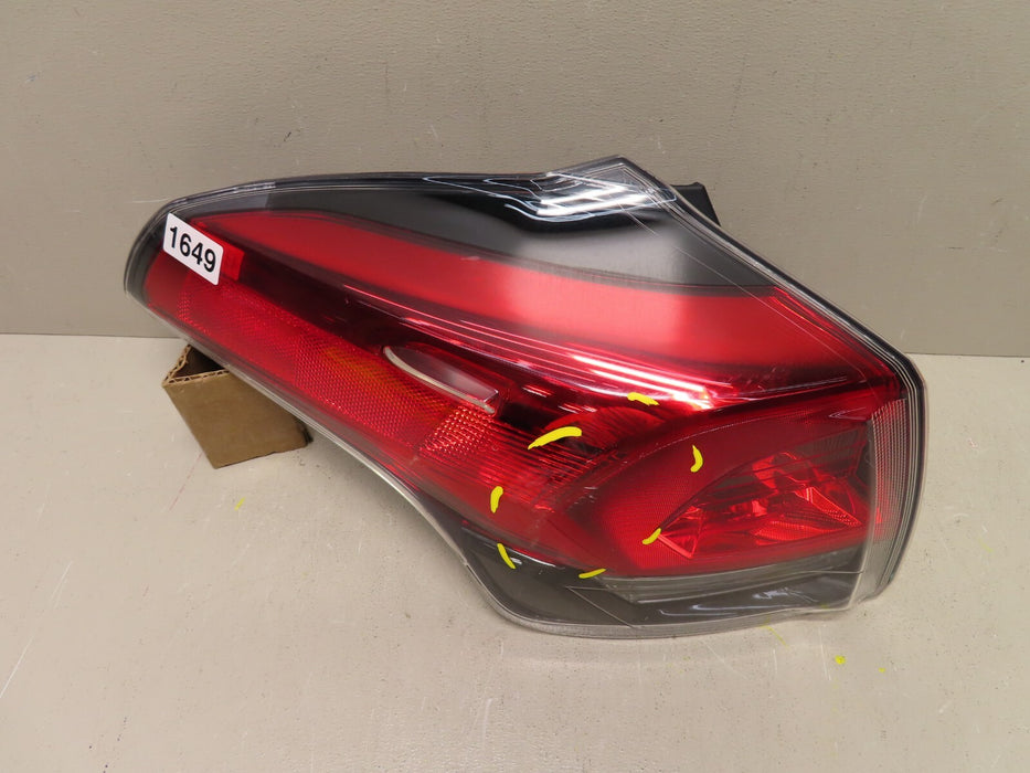 2016 2017 2018 TOYOTA RAV4 LEFT DRIVER LH SIDE HALOGEN TAIL LIGHT LAMP OEM