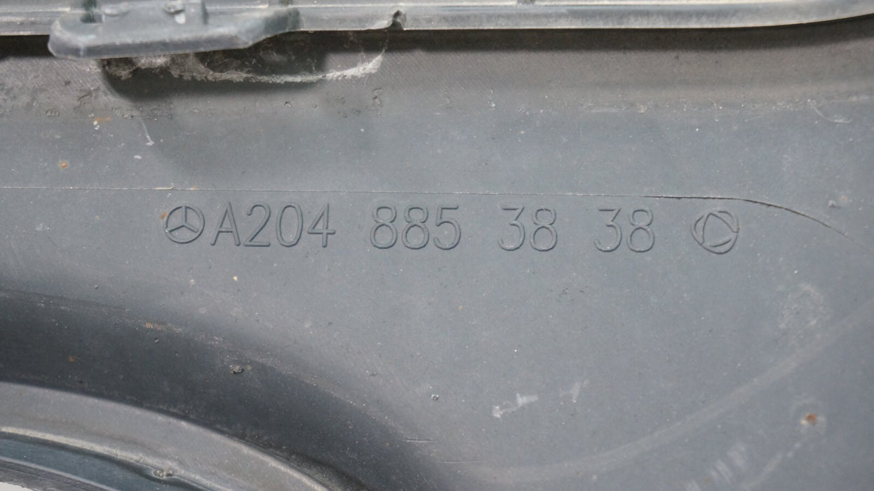 2012-2015 MERCEDES C300 C350 REAR LOWER BUMPER VALANCE PANEL OEM A2048853838
