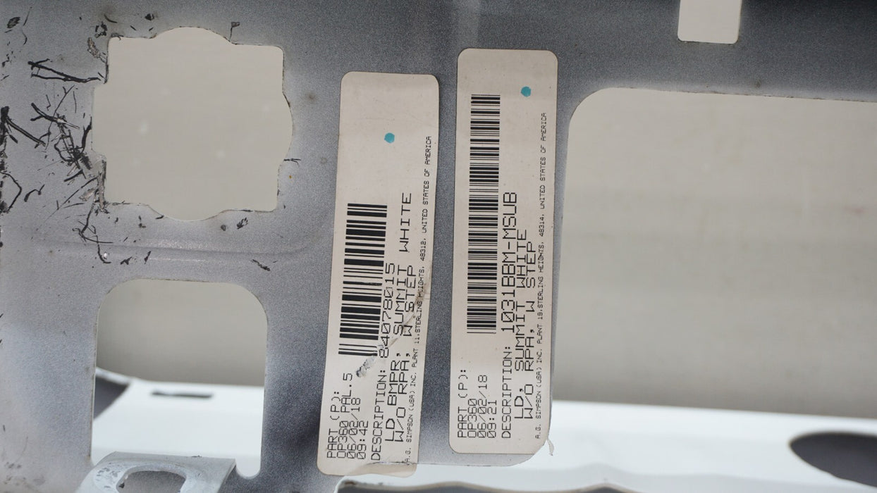 2015-2019 CHEVROLET SILVERADO 2500 3500 REAR METAL BUMPER OEM