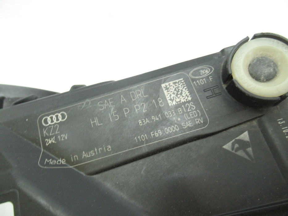 2019 2020 2021 AUDI Q3 FRONT LEFT DRIVER SIDE HEADLIGHT HEADLAMP FULL LED OEM