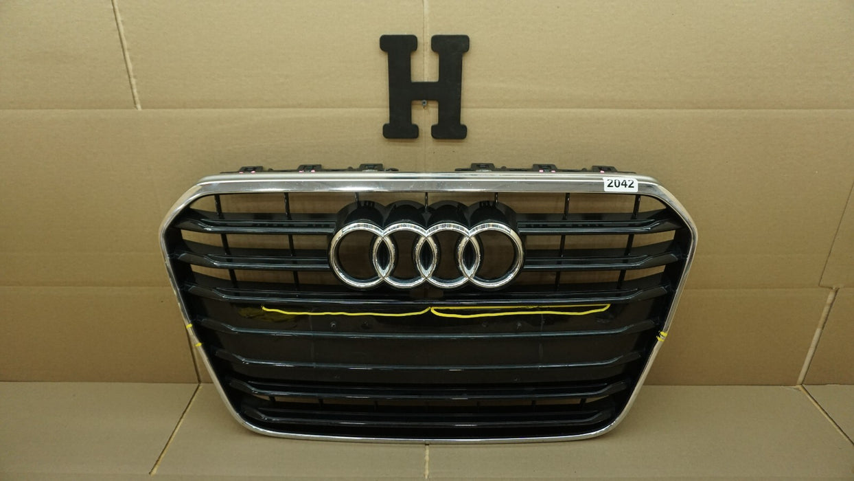 2012-2015 AUDI A6 FRONT BUMPER CENTER GRILL GRILLE OEM  4G0853653A 12 13 14 15