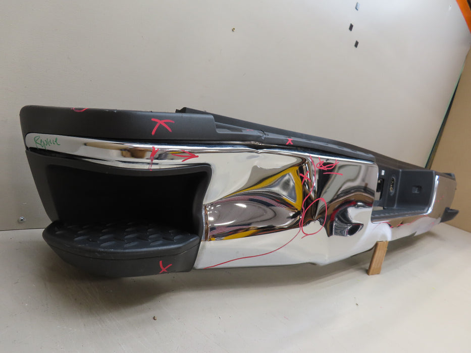 2015-2019 CHEVROLET SILVERADO GMC SIERRA 2500 3500 REAR BUMPER METAL OEM