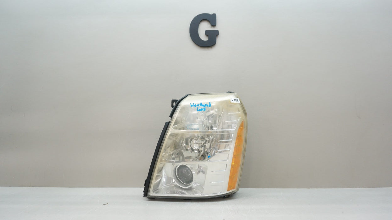 2007-2014 CADILLAC ESCALADE FRONT LEFT DRIVER SIDE XENON HEADLIGHT OEM