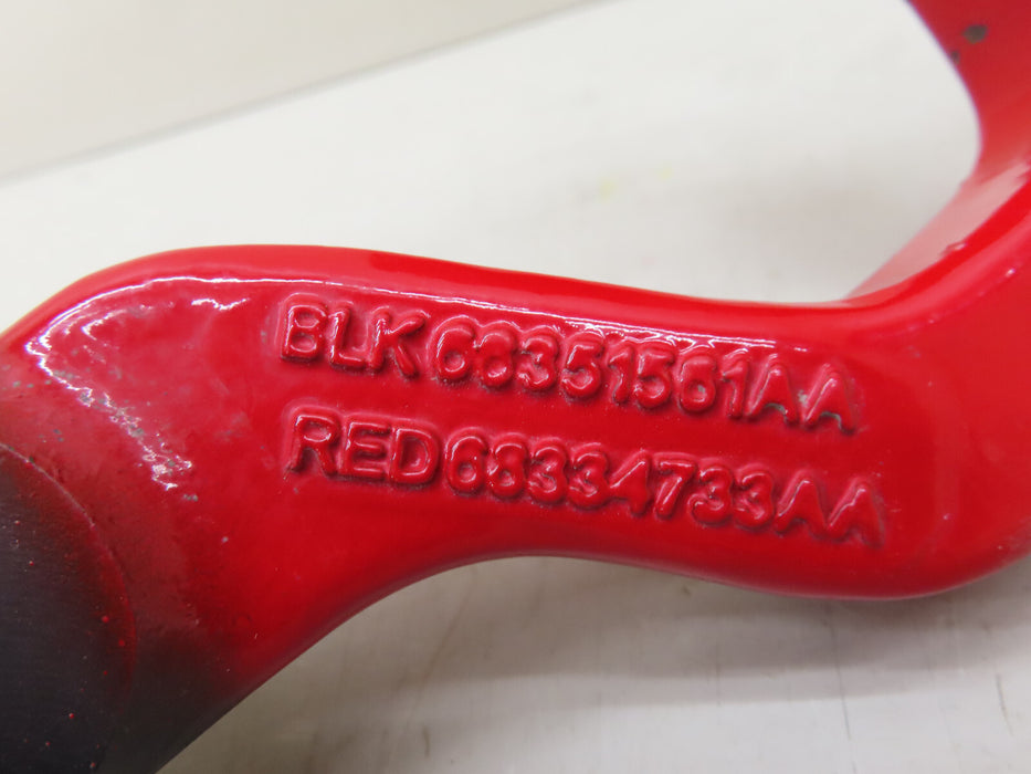 2020-2024 JEEP GLADIATOR REAR TOW HOOK RED FACTORY PAINTED OEM