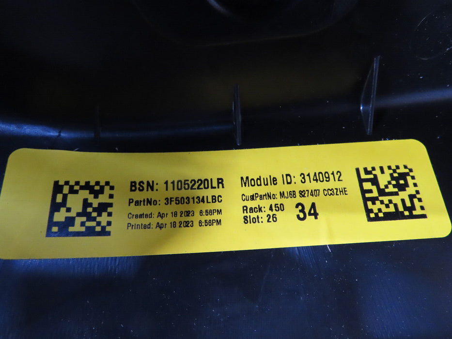 2020 2021 2022 FORD ESCAPE REAR LEFT SIDE DOOR PANEL OEM LJ6B-S642A55-A