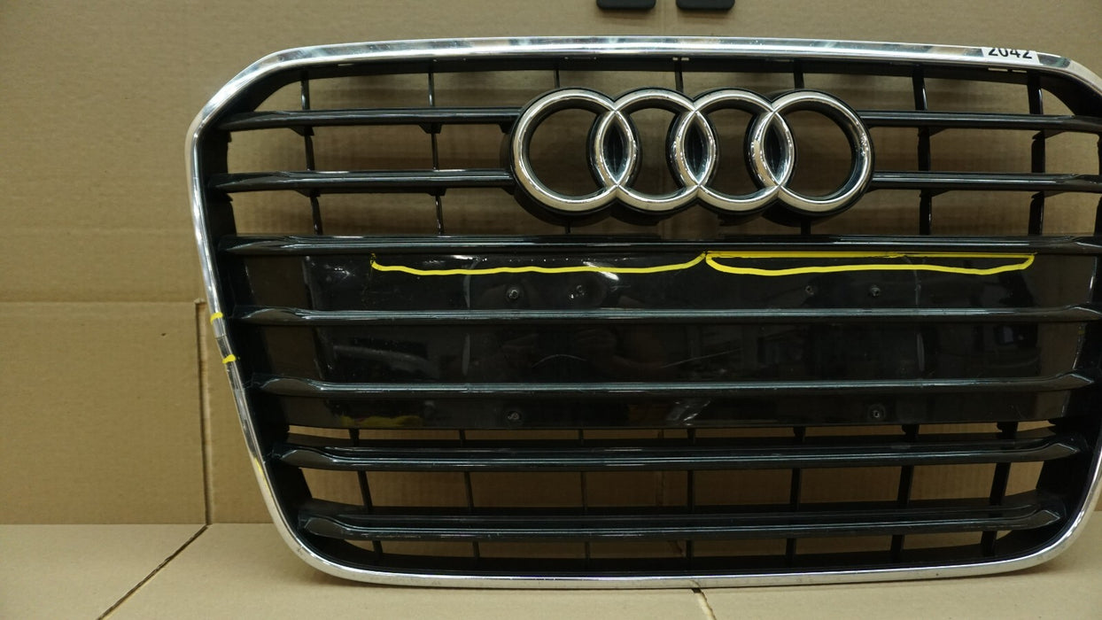 2012-2015 AUDI A6 FRONT BUMPER CENTER GRILL GRILLE OEM  4G0853653A 12 13 14 15