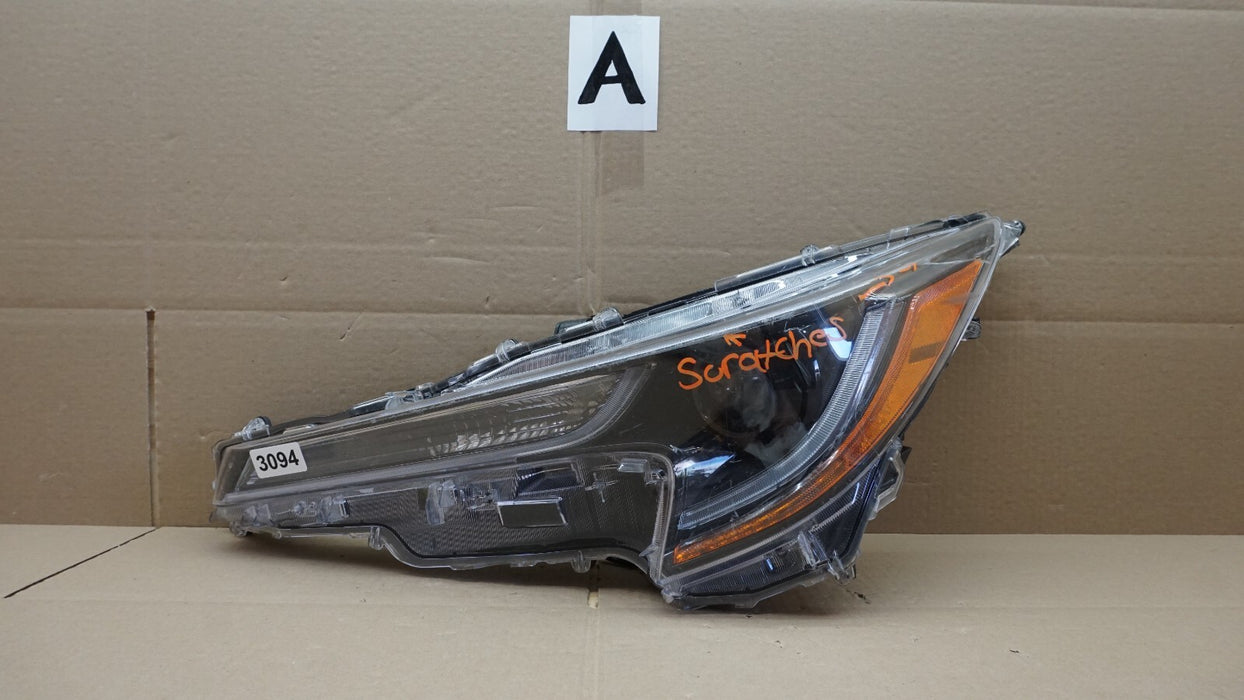 2019- 2021 TOYOTA COROLLA FRONT LEFT DRIVER SIDE HEADLIGHT HEAD LAMP CAPA