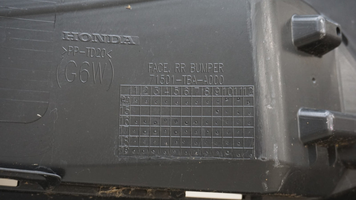 2016-2018 HONDA CIVIC EX EX-L LX SEDAN REAR BUMPER COVER OEM 71501-TBA-A000