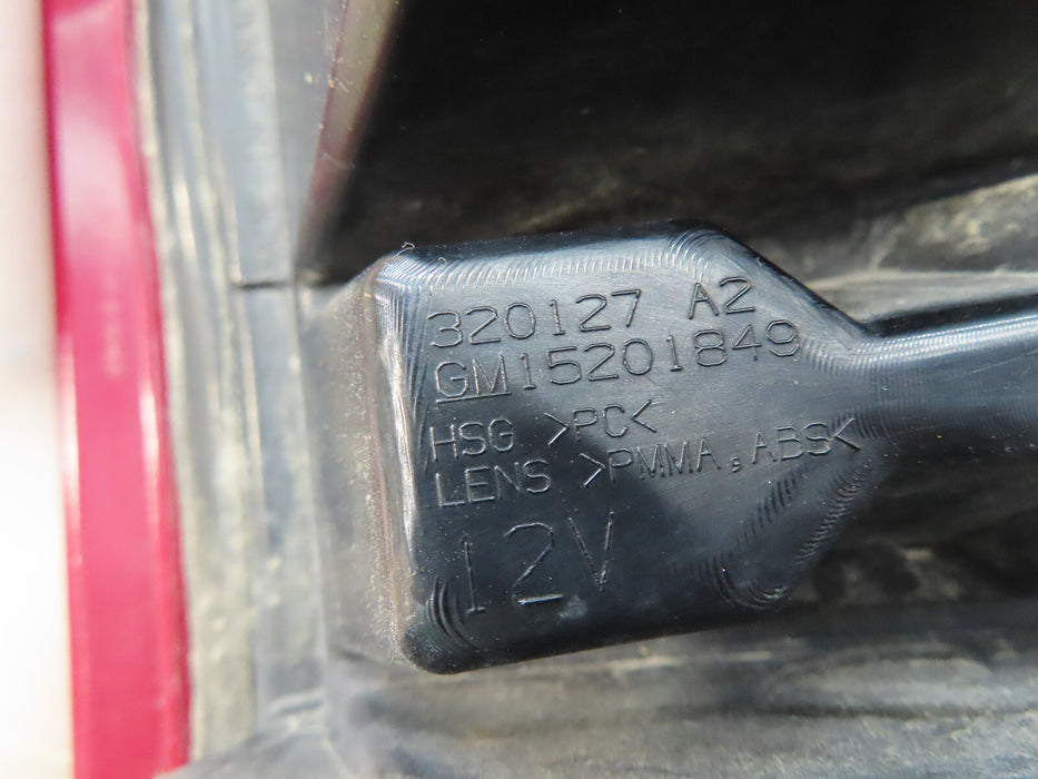 2007-2014 CHEVROLET SILVERADO 1500 REAR LEFT DRIVER TAIL LIGHT HALOGEN OEM
