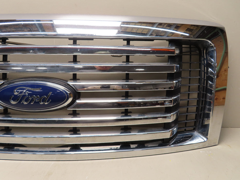 2009-2014 Ford F-150 XLT FRONT CHROME GRILL GRILLE OEM