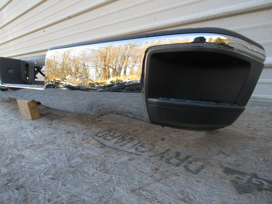 15 16 17 18 19 CHEVROLET CHEVY SIERRA SILVERADO REAR METAL BUMPER OEM