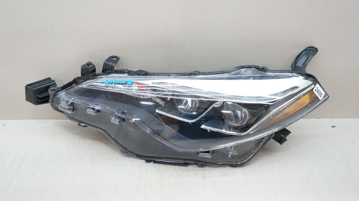 *MINT* 2017-2019 TOYOTA COROLLA FRONT LEFT DRIVERS SIDE LED HEADLIGHT CAPA