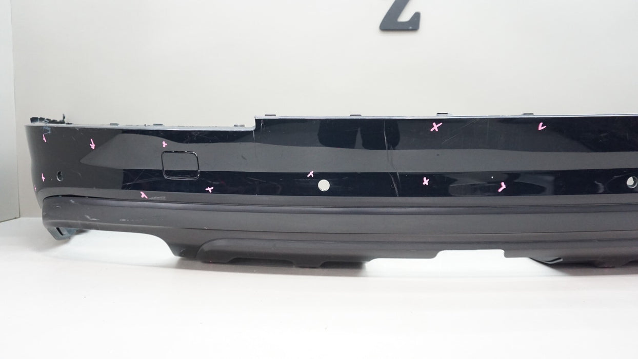 2017-2019 AUDI Q7 REAR LOWER BUMPER COVER W/ PARKING SENSOR HOLES 4M0807527B OEM