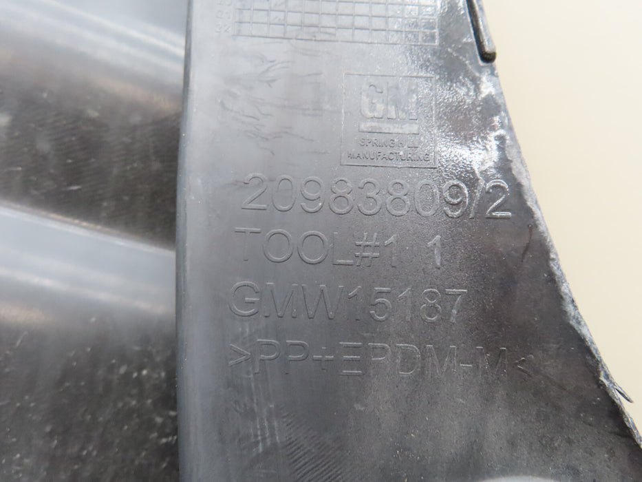 2013-2017 CHEVROLET TRAVERSE REAR BUMPER COVER OEM 20983809/2