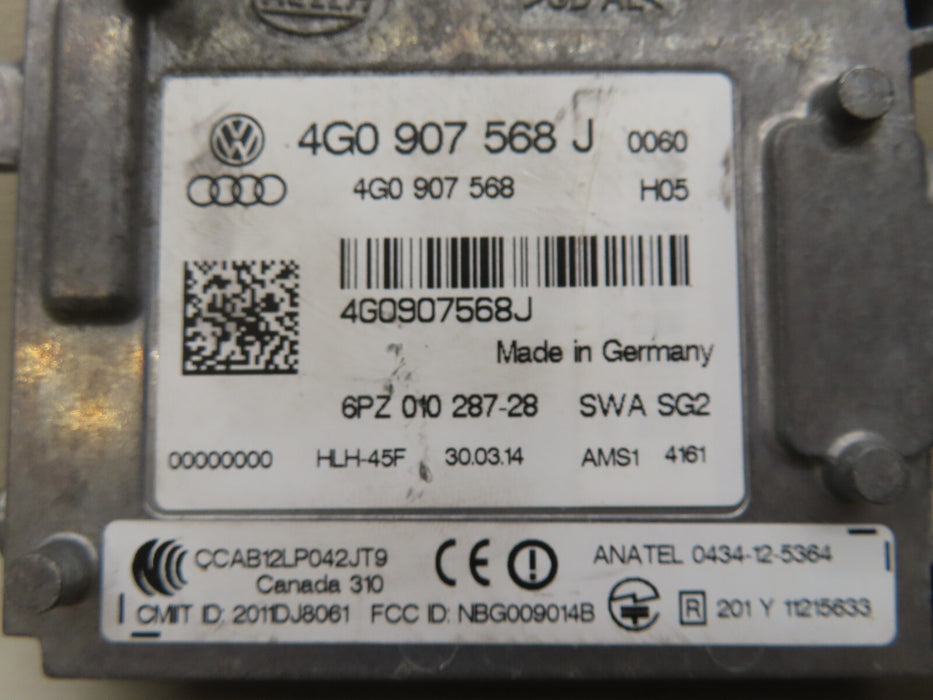 2012-2015 AUDI A7 S7 REAR RIGHT PASSENGER CHANGE ASSIST CONTROL MODULE OEM