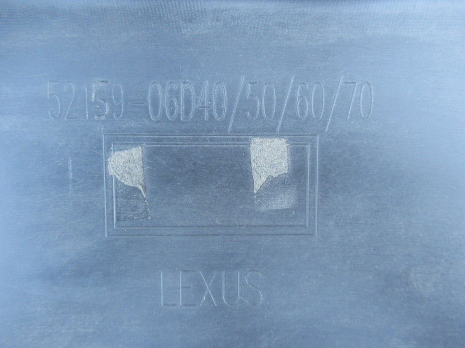 2019-2020 LEXUS ES350 REAR BUMPER COVER PANEL PLASTIC 52159-06D40 19 20 OEM
