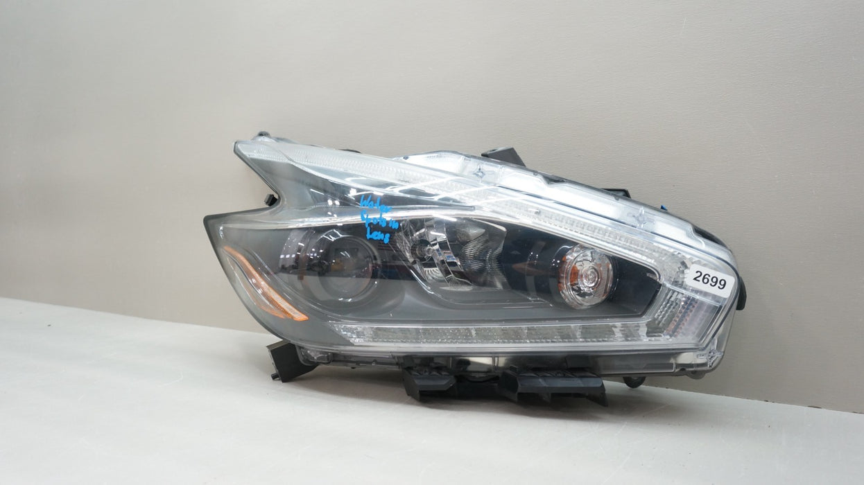 2015-2018 NISSAN MURANO FRONT RIGHT PASSENGER SIDE HALOGEN W LED HEADLIGHT OEM