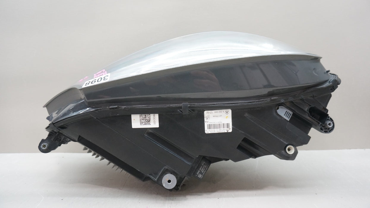 2014-2017 MERCEDES-BENZ S63/S550 RIGHT RH SIDE HEADLIGHT LED OEM A 222 906 12 02