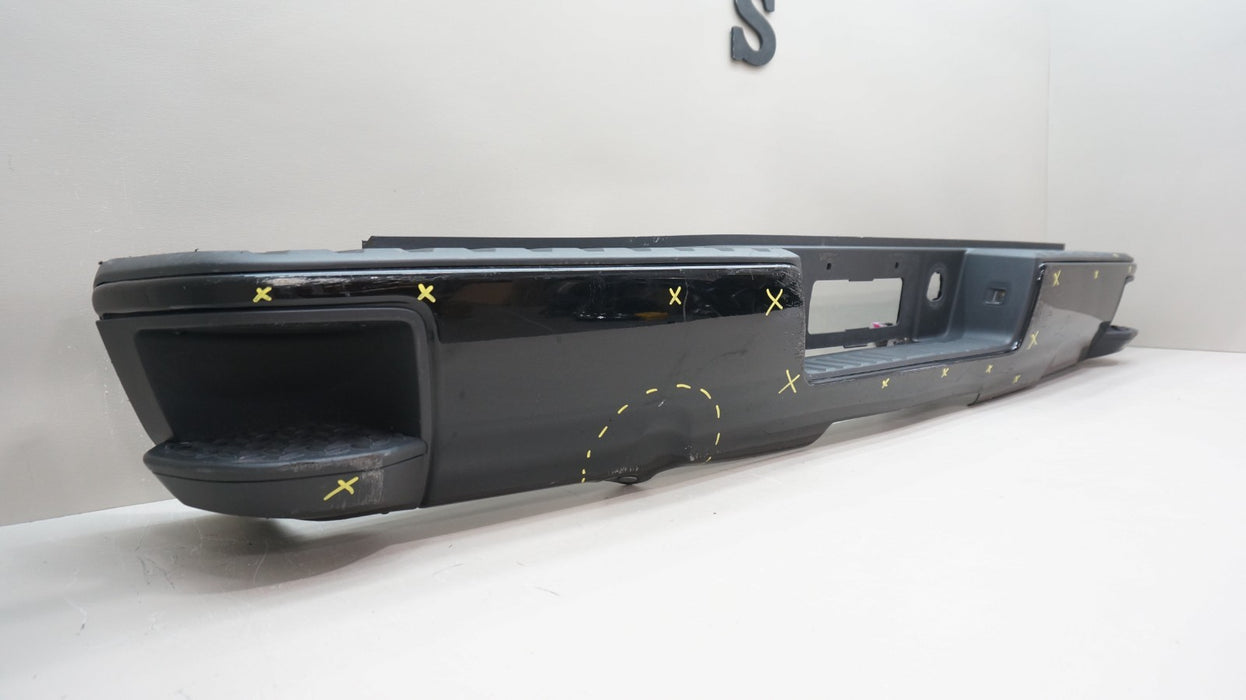 2014-2018 GMC SIERRA / CHEVROLET SILVERADO 1500 REAR METAL BUMPER OEM 84078016