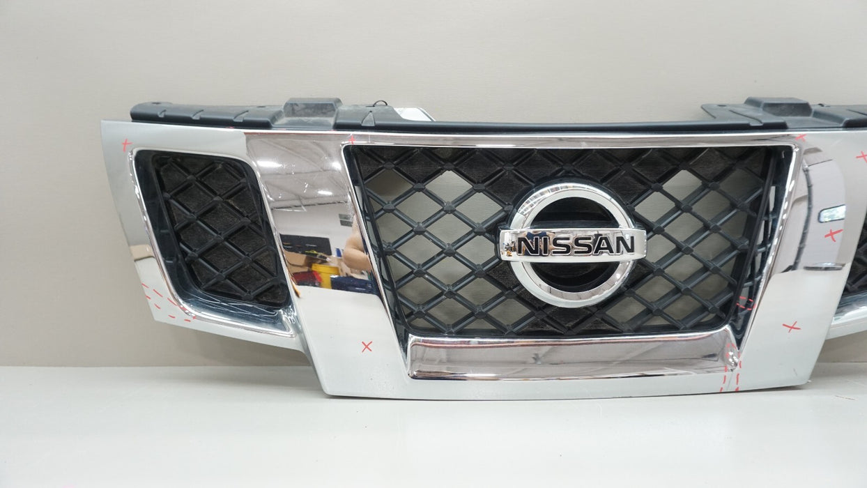 2009-2021 NISSAN FRONTIER FRONT UPPER RADIATOR GRILLE 62310-9BA0A OEM