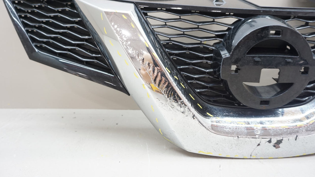 2014-2016 NISSAN ROGUE FRONT UPPER BUMPER RADIATOR GRILLE OEM 62310 9TA1A