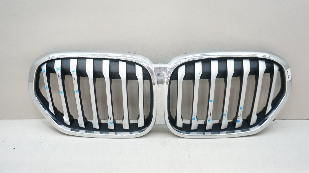 2019-2021 BMW X1 G01 FRONT BUMPER RADIATOR GRILLE OEM 8493450