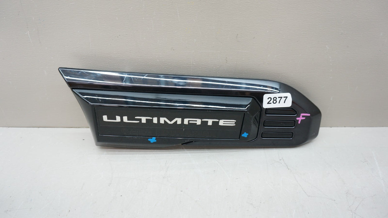 2024-2025 GMC SIERRA 2500 3500HD ULTIMATE RIGHT PASSENGER SIDE FENDER EMBLEM OEM