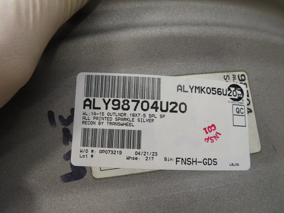 2014 2015 MITSUBISHI OUTLANDER FACTORY 7JX18 RIM OEM ALYMK056U20