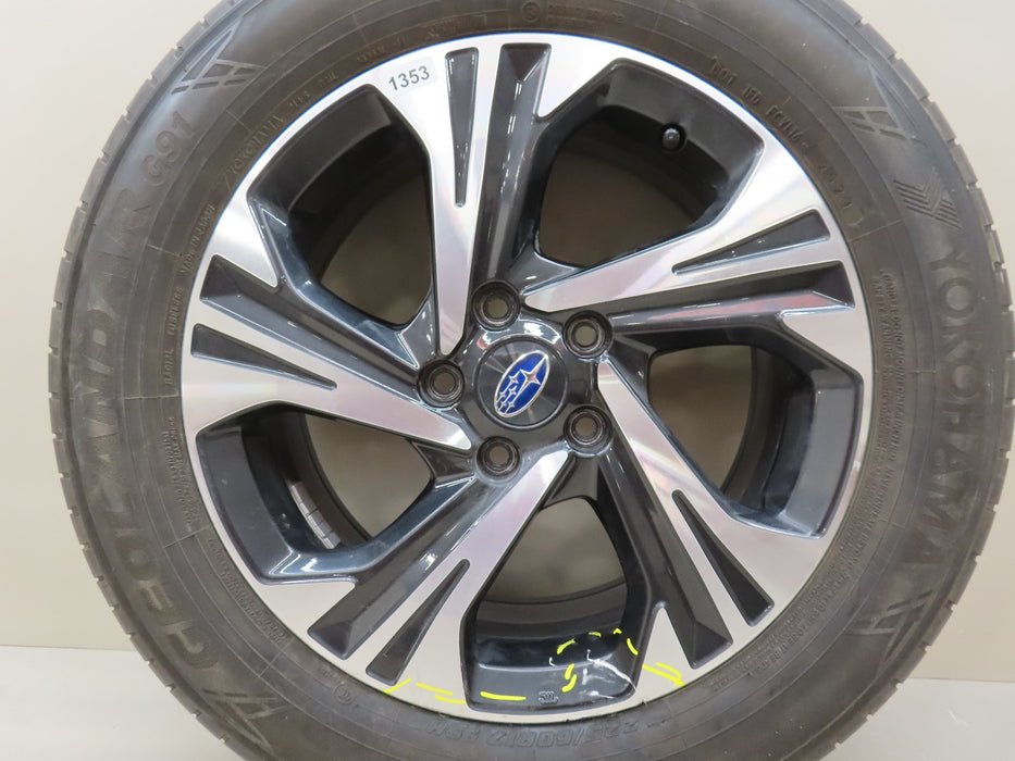 2024-2026 SUBARU CROSSTREK ORIGINAL FACTORY RIM OEM 17X7J TIRE SIZE 225/60R17