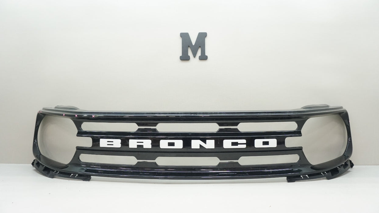 2021-2022 FORD BRONCO FRONT BUMPER GRILLE GRILL OEM M1PB-8200