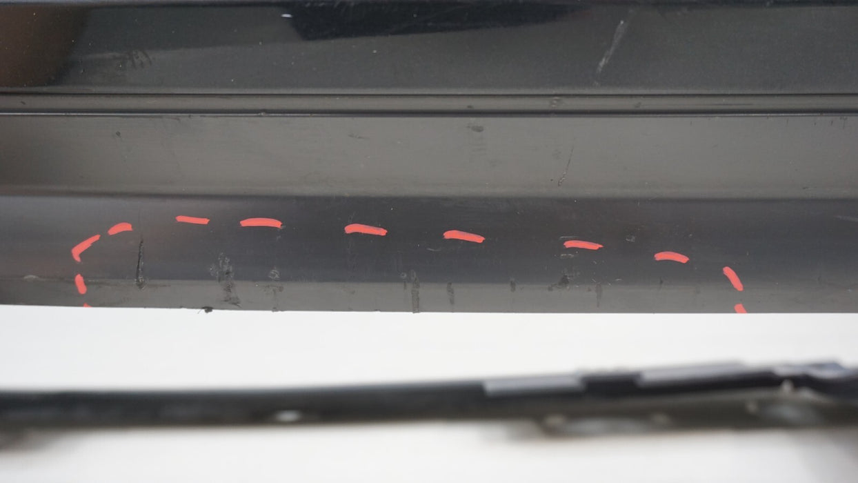 2010-2015 AUDI Q7 REAR LOWER BUMPER COVER PANEL W/ SENSOR HOLE OEM 4L0807521AH
