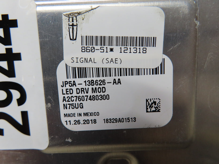 Lincoln Nautilus JP5A-13B626-AA LED Control Unit Module BALLAST OEM