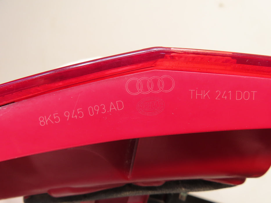2013-2016 AUDI A4 S4 LEFT DRIVER SIDE INNER LED TAIL LIGHT LAMP OEM 8K5 945 093
