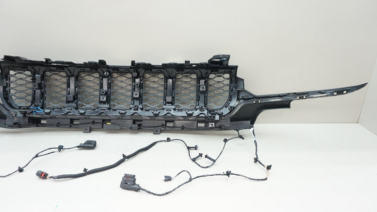 2021-2023 JEEP GRAND CHEROKEE FRONT UPPER RADIATOR GRILLE GRILL W HARNESS OEM