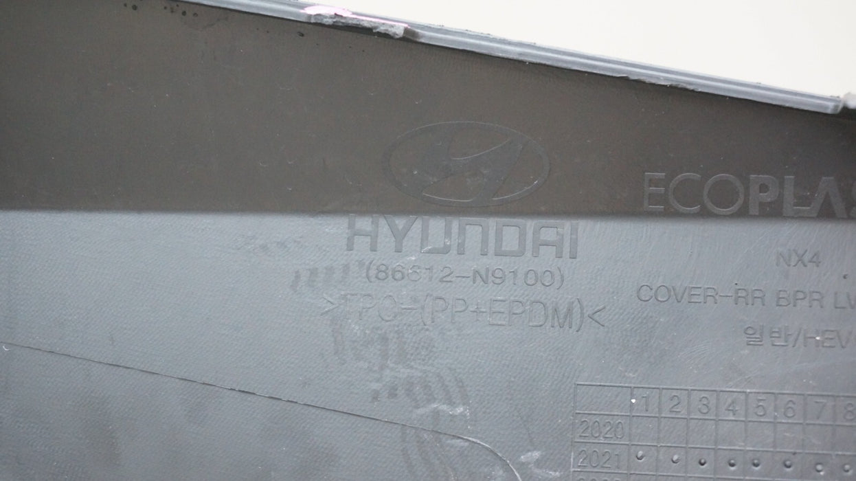 2022-2024 HYUNDAI TUCSON HYBRID REAR BUMPER COVER PANEL OEM 86612-N9100