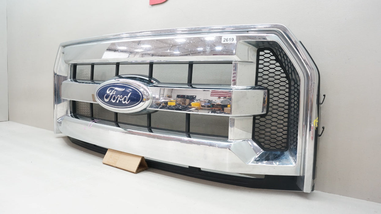 2015-2017 FORD F-150 F150 FRONT RADIATOR GRILLE GRILL FL34-8200-DBW OEM