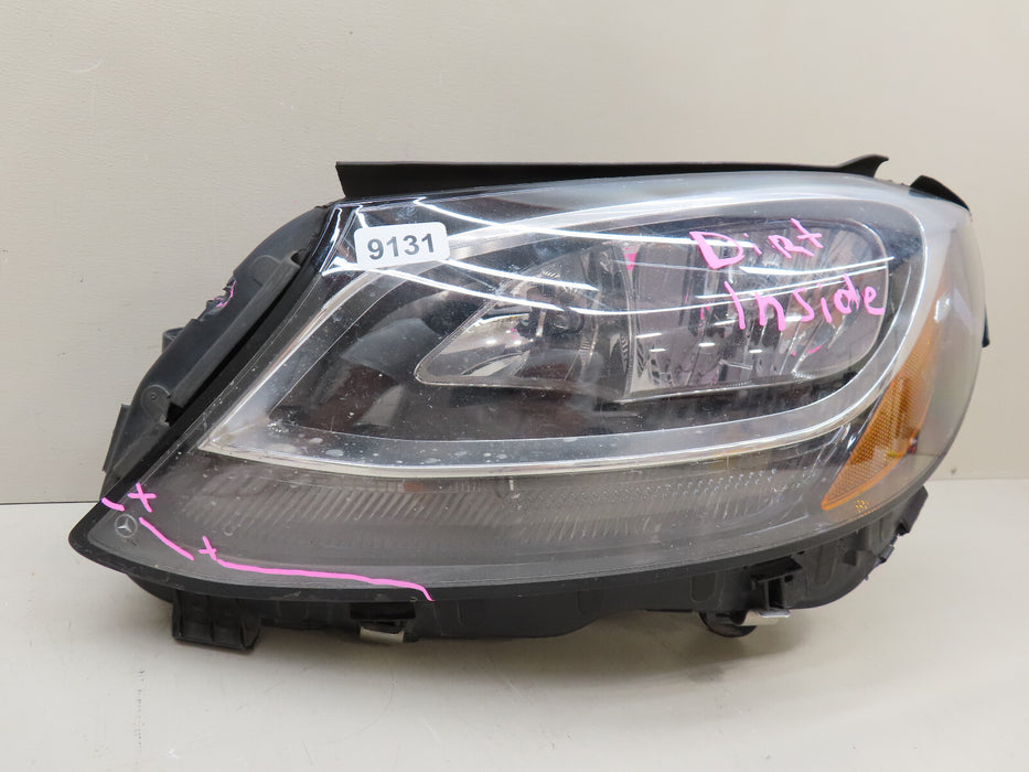 2015-2018 MERCEDES-BENZ C300 W205 FRONT LEFT DRIVER HEADLIGHT HALOGEN OEM