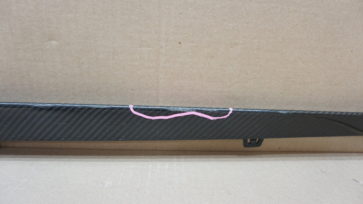 MERCEDES-BENZ W213 E63 AMG (S) CARBON FIBER SIDE SKIRT INSERTS OEM