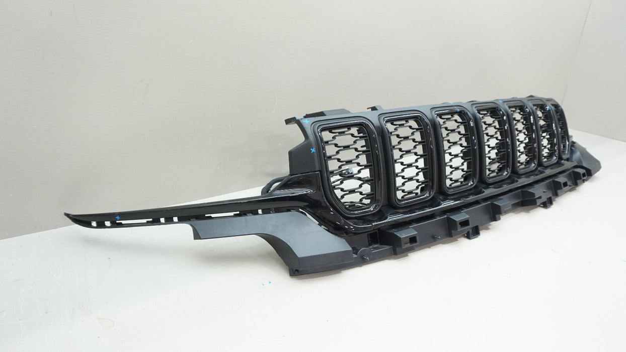 2021-2023 JEEP GRAND CHEROKEE FRONT UPPER RADIATOR GRILLE GRILL W HARNESS OEM