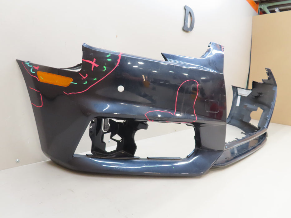 2017 2018 2019 AUDI A4 S4 B9 S-LINE FRONT BUMPER COVER OEM 8W0807437