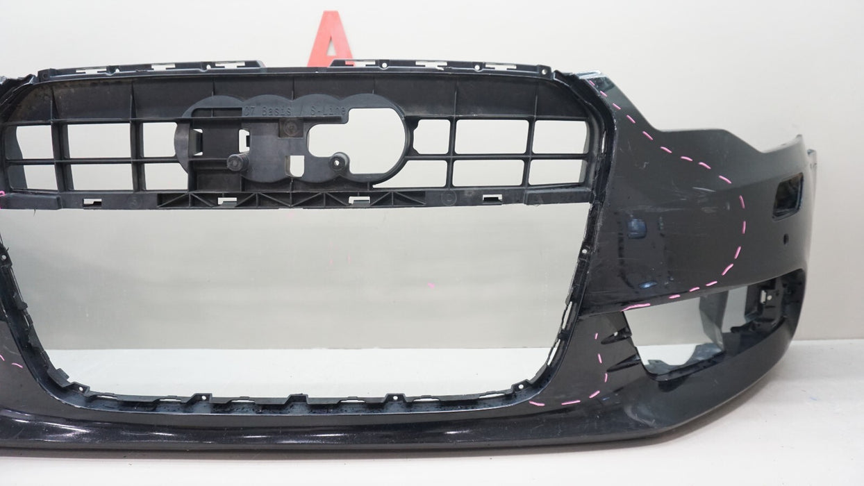 2017-2018 AUDI A6 FRONT BUMPER COVER PANEL OEM 4G0807437
