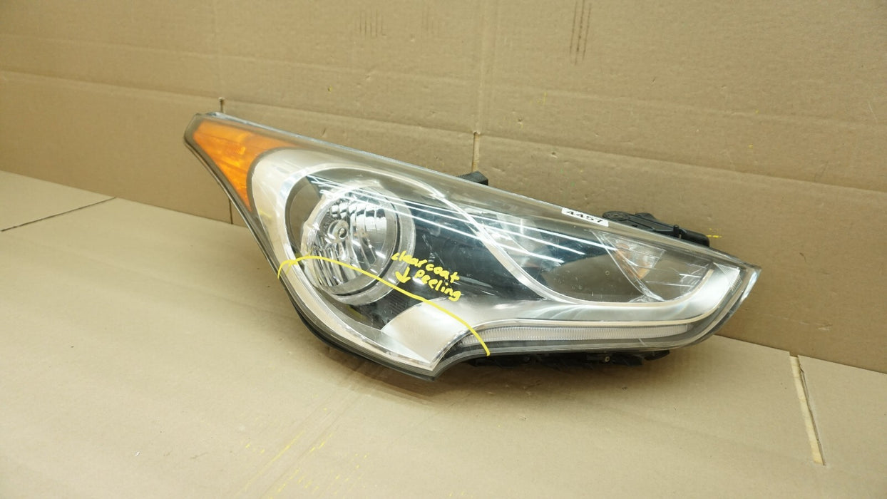 2012-2017 HYUNDAI VELOSTER FRONT RIGHT PASSENGER SIDE HEADLIGHT HALOGEN OEM