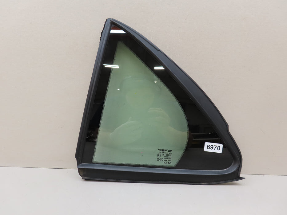 2017-2022 GENESIS G90 REAR LEFT DRIVER DOOR QUARTER GLASS OEM