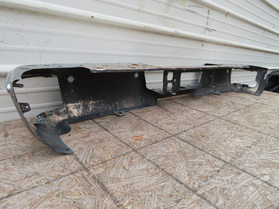 2014-2018 GMC SIERRA 1500 REAR BUMPER COVER CHROME W/ SENSOR HOLES OEM